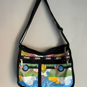 Lesportsac Multicolor Graphic Shoulder Bag